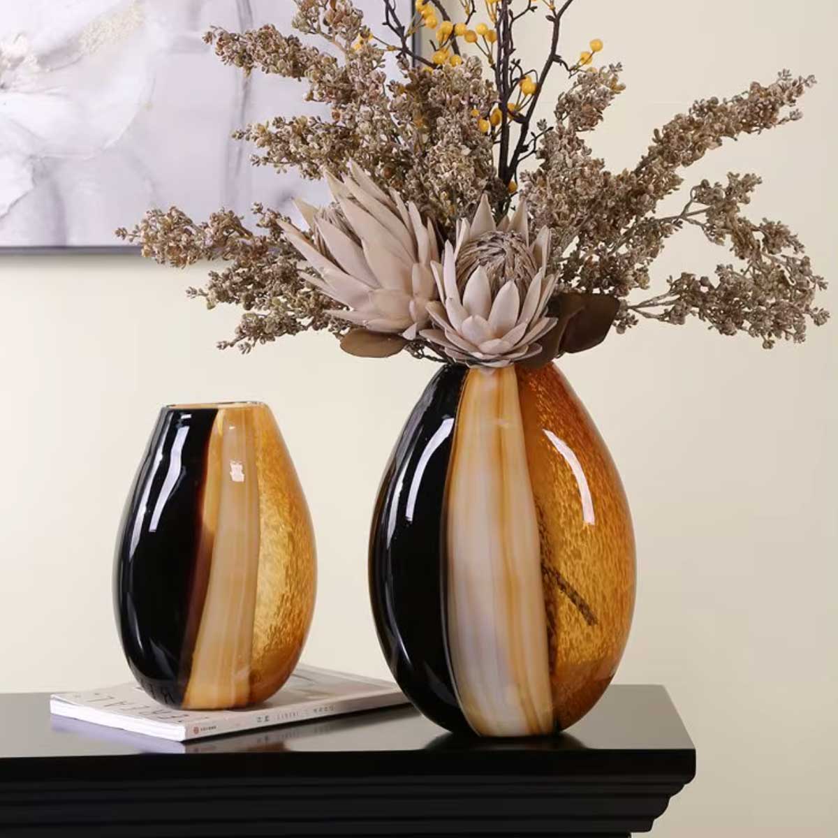 Glass Design Vase 33 cm