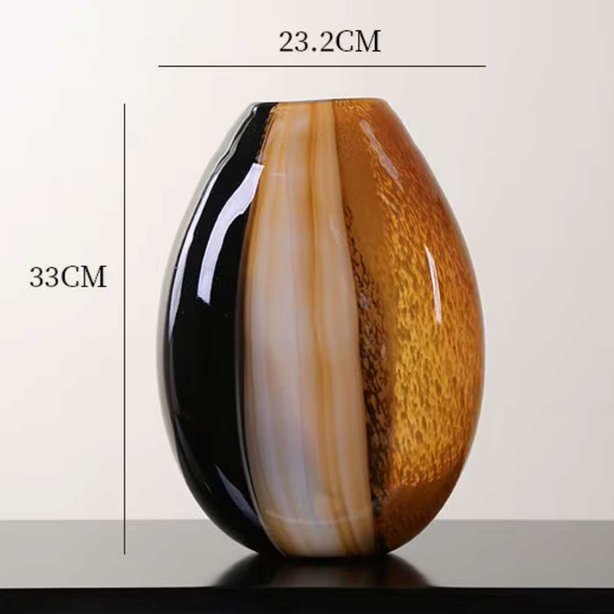 Glass Design Vase 33 cm