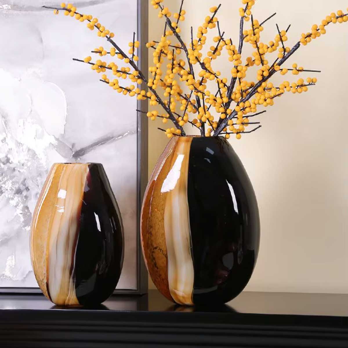 Glass Design Vase 33 cm
