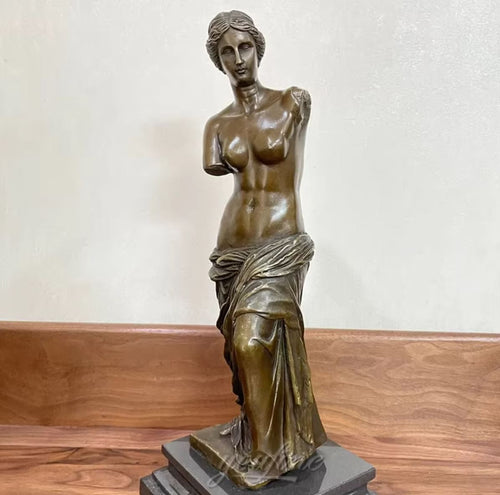 Venus de Milo Statue in Bronze 34 cm