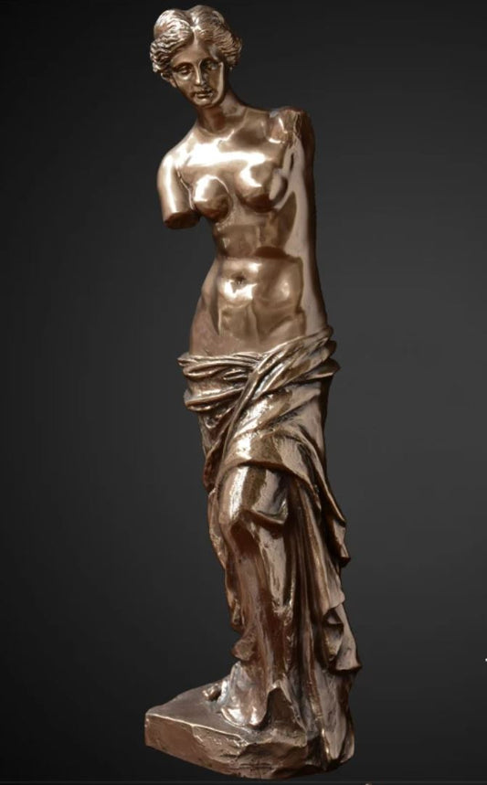 Venus de Milo Statue, Bronze Effect, 42 cm