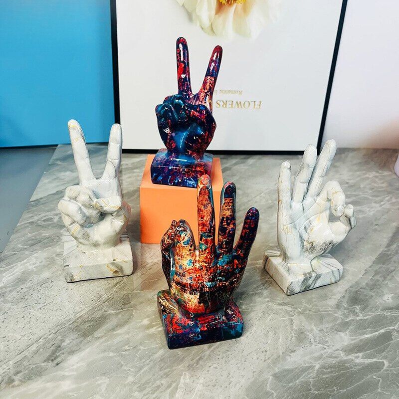 Contemporary Sculpture <br> Finger Statue